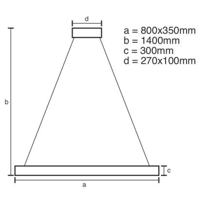 LED dimmbarer Kristall-Pendelleuchter an Kabel LED/90W/230V 3000-6500K + Fernbedienung