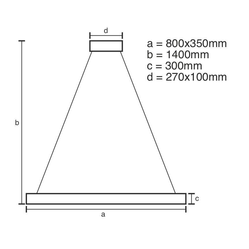 LED dimmbarer Kristall-Pendelleuchter an Kabel LED/90W/230V 3000-6500K + Fernbedienung