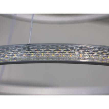 LED-dimmbare Pendelleuchte an Kabel LED/55W/230V 3000-6500K Ø 60 cm + Fernbedienung