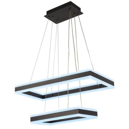 LED dimmbare Hängeleuchte an Kabel LED/130W/230V 3000-6500K + Fernbedienung
