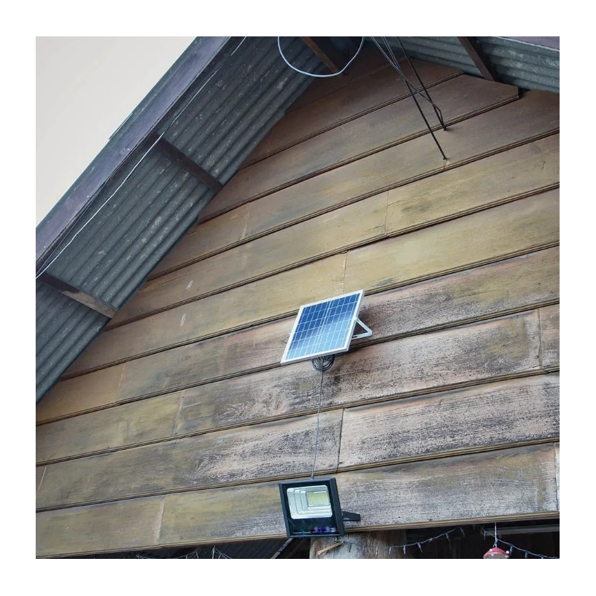 LED dimmbarer Solarstrahler LED/20W/6,4V 4000K IP65 10000 mAh + Fernbedienung