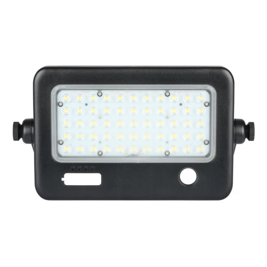 LED dimmbarer Solarstrahler mit Sensor LED/10W/3,7V 4000K IP65 7200 mAh + USB-Anschluss