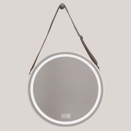 LED dimmbares, beheiztes Badezimmer-Spiegel mit Hintergrundbeleuchtung LED/20W/230V 4000K IP44