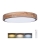 LED Dimmbares Deckenleuchte IRON OAK LED/48W/230V 3000-6500K Eiche Ø 40 cm + Fernbedienung