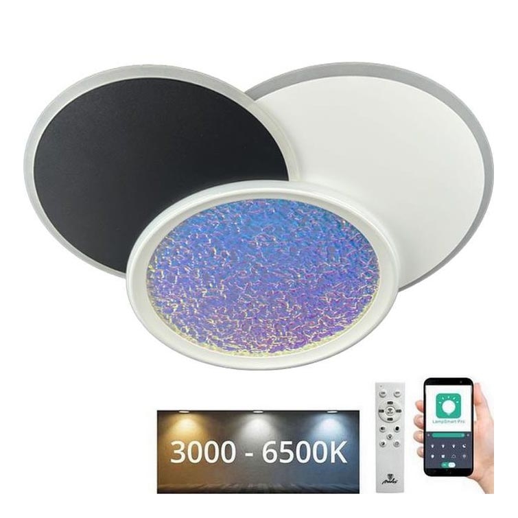 LED Dimmbares Deckenleuchte LED/80W/230V 3000-6500K Weiß + Fernbedienung