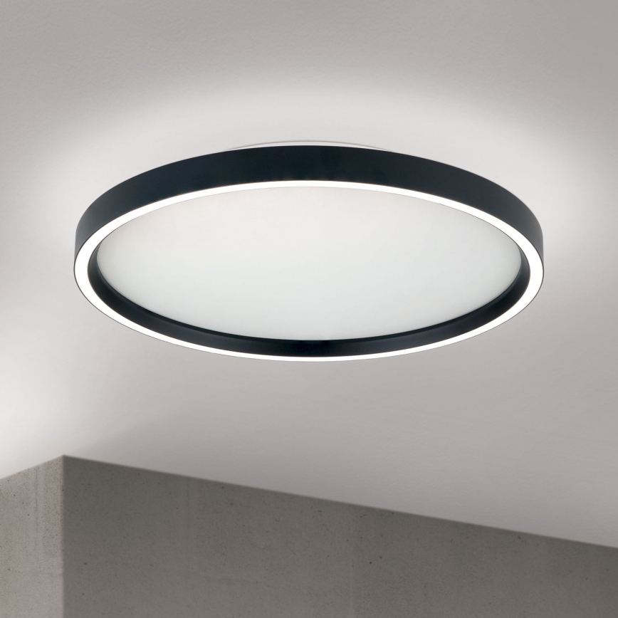 LED Dimmbares Deckenleuchte MASCA LED/36W/230V 2700/3350/4000K Ø 40 cm Schwarz