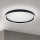 LED Dimmbares Deckenleuchte MASCA LED/36W/230V 2700/3350/4000K Ø 40 cm Schwarz