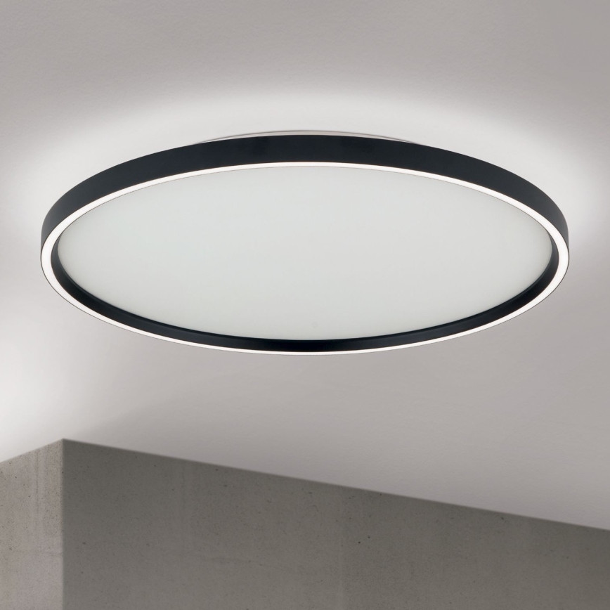 LED Dimmbares Deckenleuchte MASCA LED/47W/230V 2700/3350/4000K Ø 60 cm Schwarz