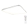 LED Dimmbares Deckenleuchte PALERMO LED/72W/230V + Fernbedienung