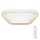 LED Dimmbares Deckenleuchte QUADRO LED/66W/230V 3000-6000K Weiß/Gold + Fernbedienung