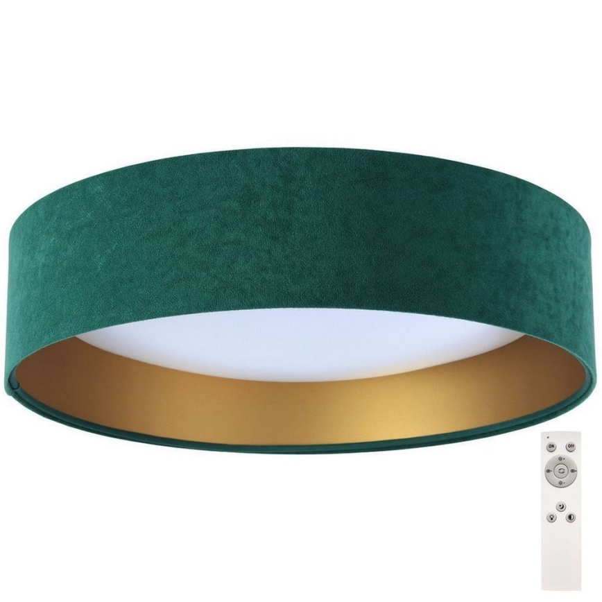 LED Dimmbares Deckenleuchte SMART GALAXY LED/24W/230V Ø 44 cm Grün/Gold 3000-6500K + Fernbedienung