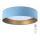 LED Dimmbares Deckenleuchte SMART GALAXY LED/24W/230V Ø 44 cm Hellblau/Gold 3000-6500K + Fernbedienung