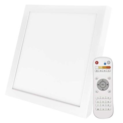 LED Dimmbares Deckenleuchte LED/40W/230V 2700K-6000K Quadrat + Fernbedienung