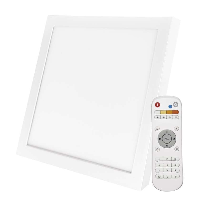 LED Dimmbares Deckenleuchte LED/40W/230V 2700K-6000K Quadrat + Fernbedienung