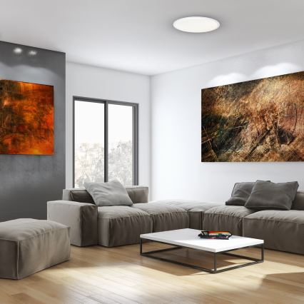 LED Dimmbares Deckenleuchte CRUZ LED/40W/230V 2000lm + Fernbedienung