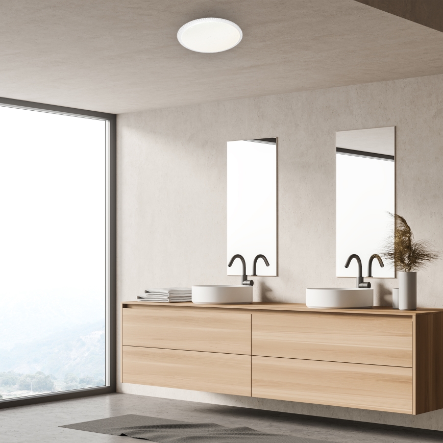 LED Dimmbares Deckenleuchte CRUZ LED/40W/230V 2000lm + Fernbedienung