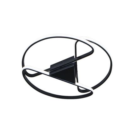 LED Dimmbares Deckenleuchte LED/75W/230V 3000-6500K Schwarz + Fernbedienung