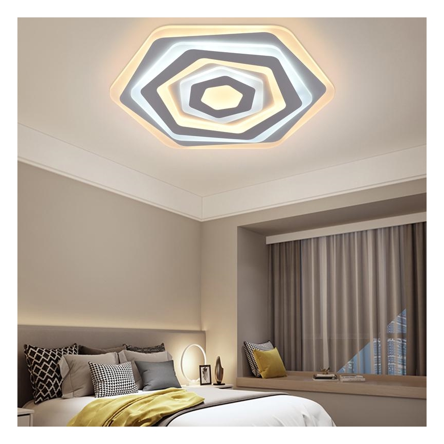 LED Dimmbares Deckenleuchte LED/95W/230V 3000-6500K + Fernbedienung