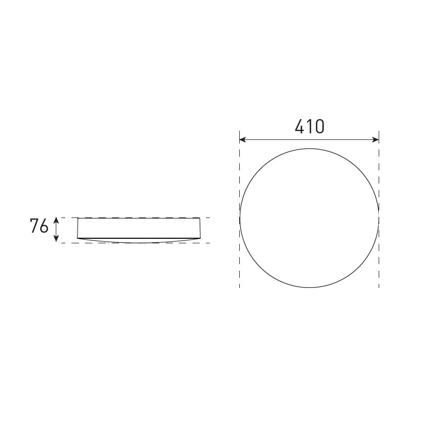 LED dimmbares Badezimmer-Deckenleuchte VARIO LUMO LED/22/32W/230V 3000/4000/5700K Ø 41 cm IP44 Weiß