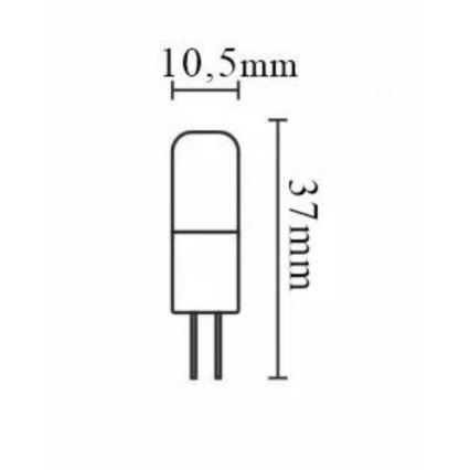 LED dimmbares Leuchtmittel G4/2W/12V 4000K