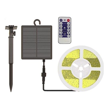 LED dimmbares Solarband LED/1,2W/3,7V 4000K IP67 1500 mAh 5m + Fernbedienung