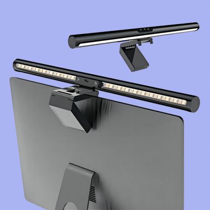 LED dimmbares Touch-Monitorlicht LED/5W/5V 3000/4000/5000/6000K 42 cm schwarz