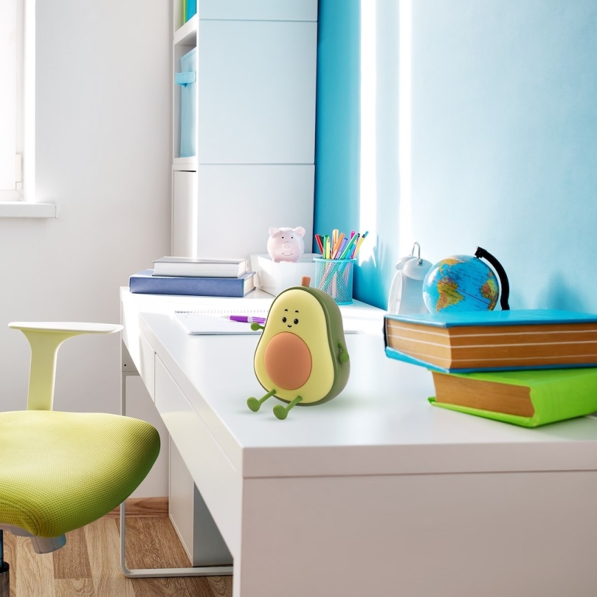 LED-dimmbares, wiederaufladbares Kinder-Nachtlicht mit Touch-Bedienung AVOCADO LED/1W/5V 1200 mAh
