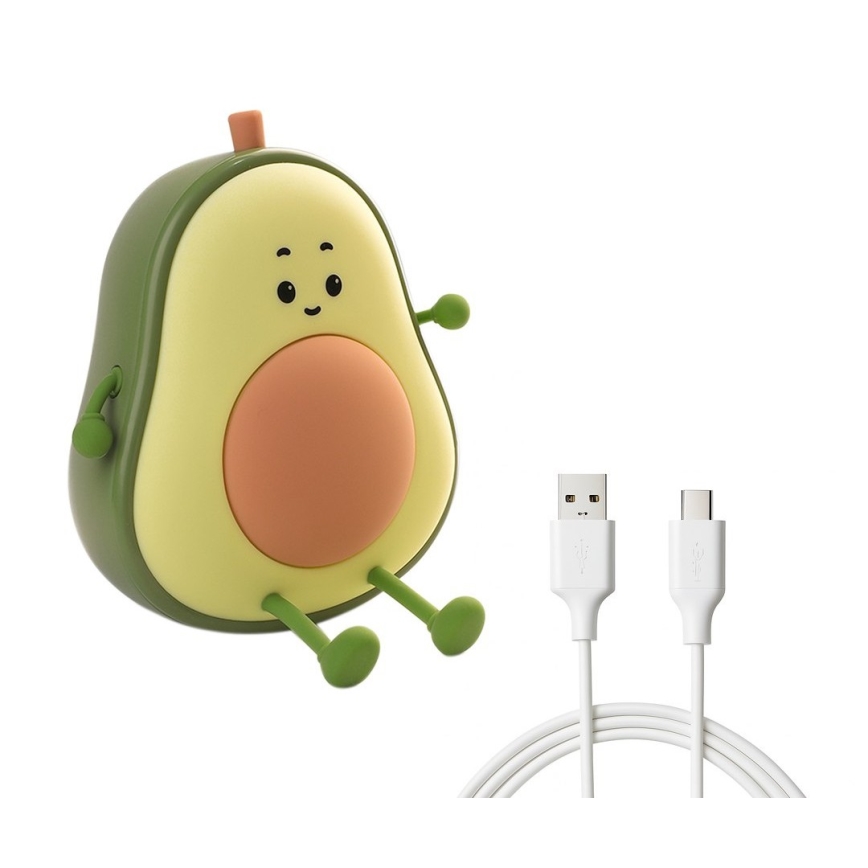 LED-dimmbares, wiederaufladbares Kinder-Nachtlicht mit Touch-Bedienung AVOCADO LED/1W/5V 1200 mAh