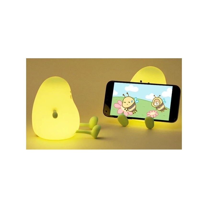 LED-dimmbares, wiederaufladbares Nachtlicht für Kinder LED/1W/5V 3000K 800 mAh Mango