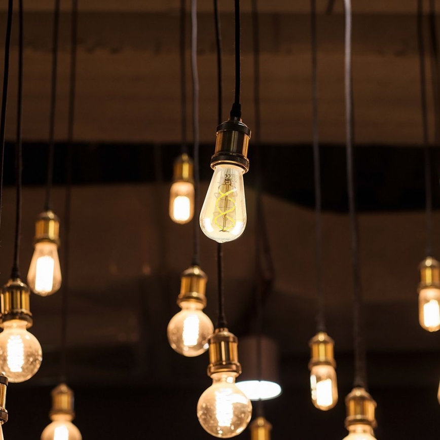 LED-Dimmable Glühbirne FILAMENT ST64 E27/4,8W/230V 1800K