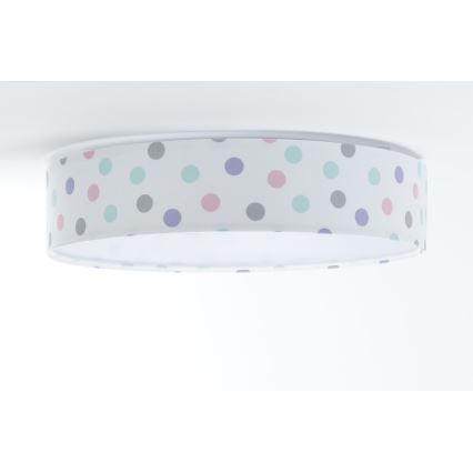 LED Dimmbares Kinder-Deckenleuchte SMART GALAXY KIDS LED/24W/230V 3000-6500K bunte Punkte + Fernbedienung