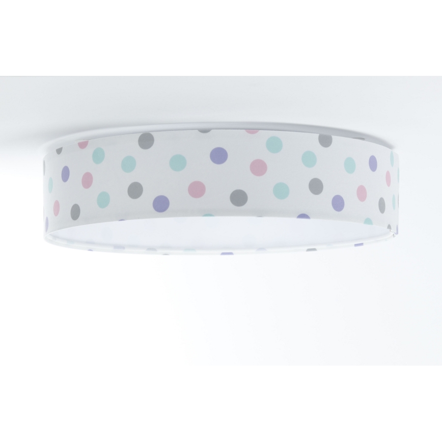 LED Dimmbares Kinder-Deckenleuchte SMART GALAXY KIDS LED/24W/230V 3000-6500K bunte Punkte + Fernbedienung