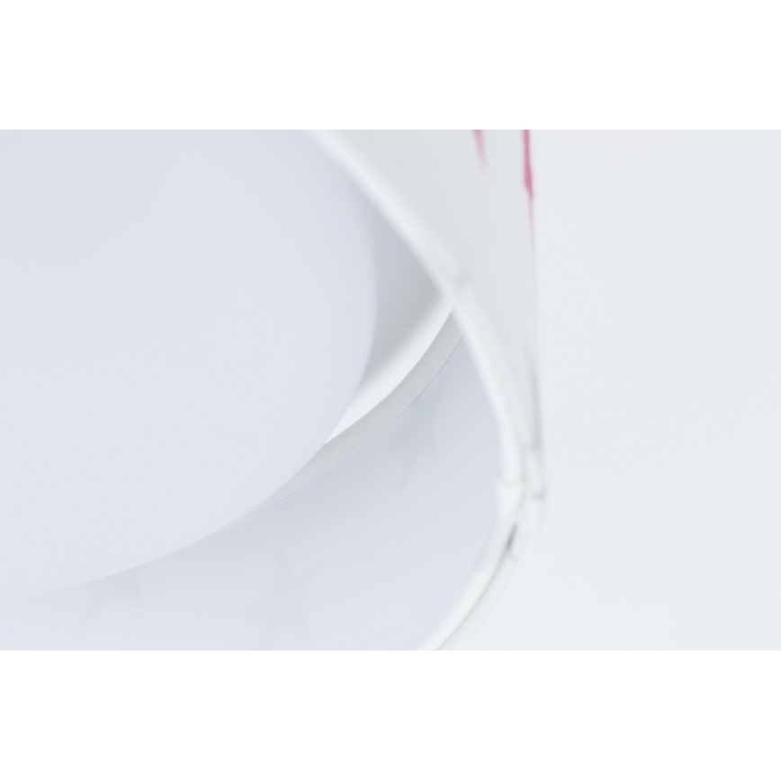 LED Dimmbares Kinder-Deckenleuchte SMART GALAXY KIDS LED/24W/230V 3000-6500K Sternchen Weiß/Rosa/Grau + Fernbedienung