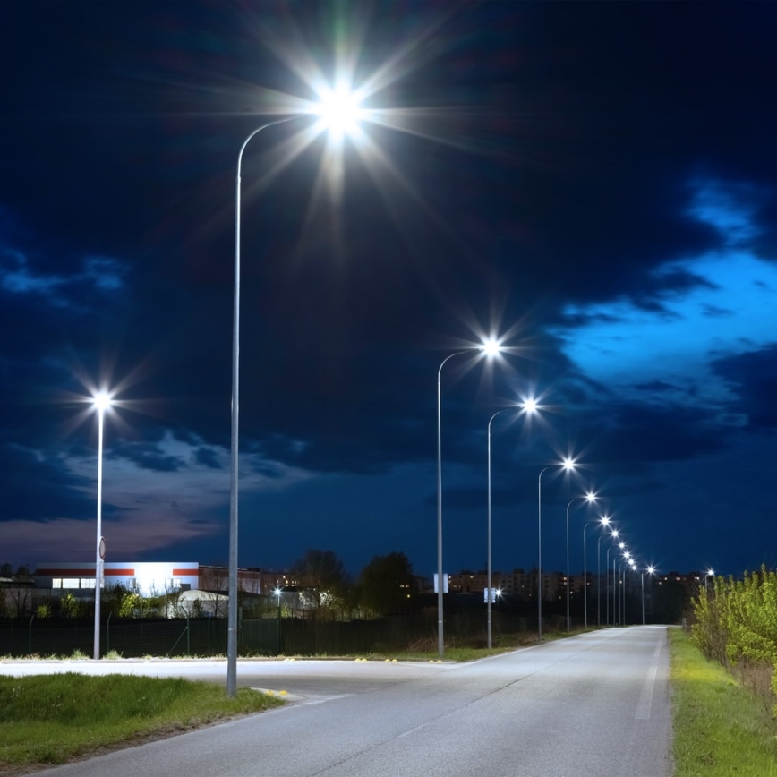 LED-Dimmstrahler mit Dämmerungssensor und Solarpanel LED/200W/20000 mAh 6500K IP65 grau