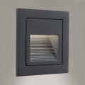 LED-Einbaubeleuchtung LORO LED/2W/230V IP65 anthrazit