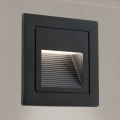 LED-Einbaubeleuchtung LORO LED/2W/230V IP65 schwarz