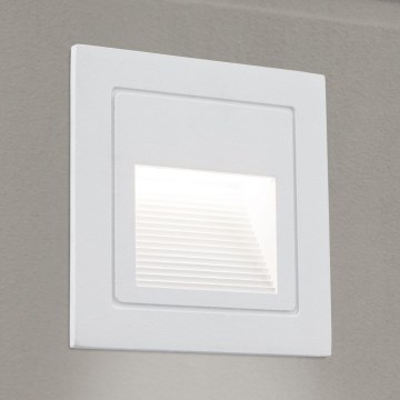 LED-Einbaubeleuchtung LORO LED/2W/230V IP65 weiß