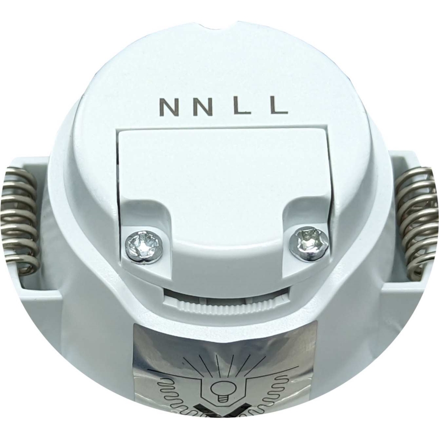 LED-Einbauleuchte für Badezimmer BONO LED/8W/230V 3000K IP65 glänzendes Chrom