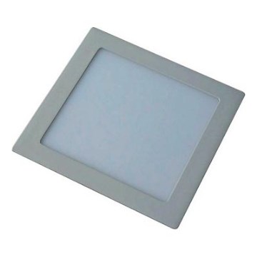 LED Einbauleuchte LED//18W/230V 22,5x22,5 cm grau