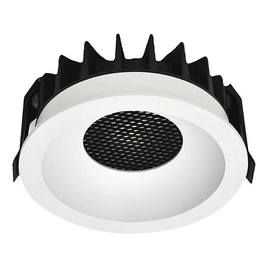 LED Einbauleuchte LED/18W/230V 3000/4000/6400K Ø 10,6 cm Weiß