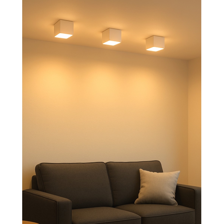 LED-Einbauleuchte LED/5W/230V 3000/4000/6400K 7,5x7,5 cm weiß