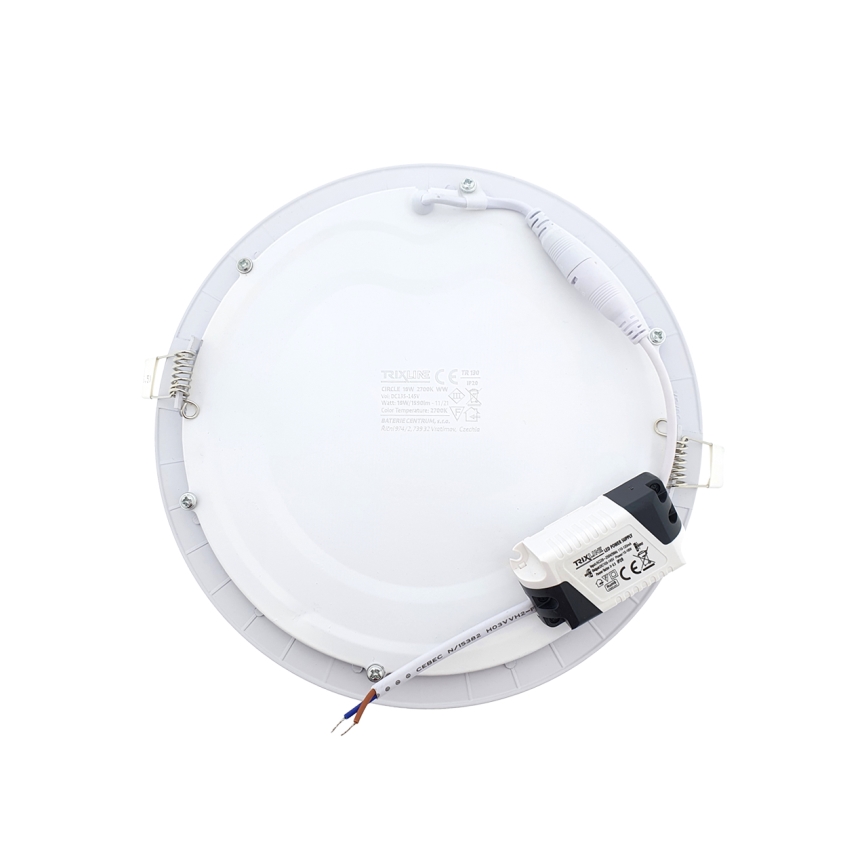 LED Einbauleuchte ROUND LED/18W/230V 2700K