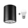 LED Einbauleuchte TACO 1xE27/15W/230V schwarz