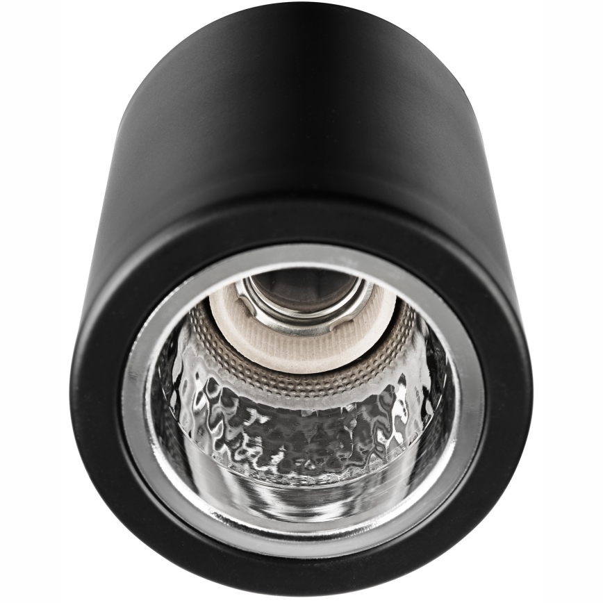 LED Einbauleuchte TACO 1xE27/15W/230V schwarz