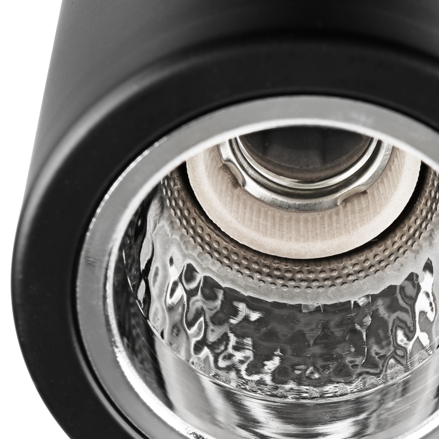 LED Einbauleuchte TACO 1xE27/15W/230V schwarz