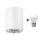 LED Einbauleuchte TACO 1xE27/15W/230V Weiß
