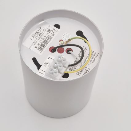 LED Einbauleuchte TACO 1xE27/15W/230V Weiß