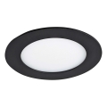 LED-Einbauleuchte VEGA LED/6W/230V 2900/3900/5800K d 12,5 cm schwarz
