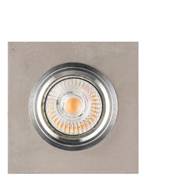 LED-Einbauleuchte VITAR 1xGU10/5W/230V CRI 90 Beton – FSC-zertifiziert