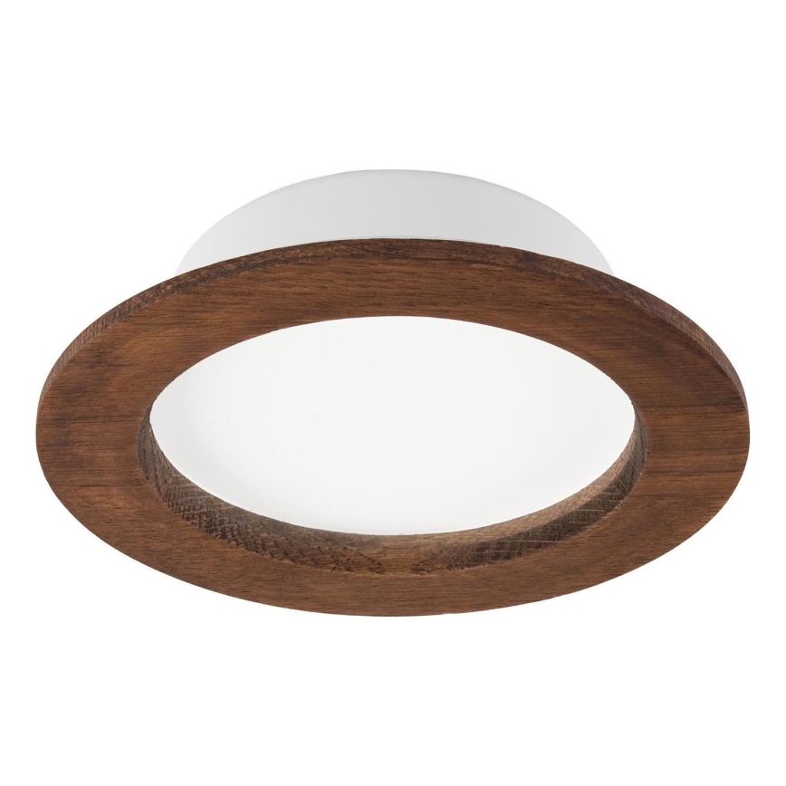LED Einbauleuchte WOODY SPOT LED/12,5W/230V 3000K Kirschbaum Ø 16 cm